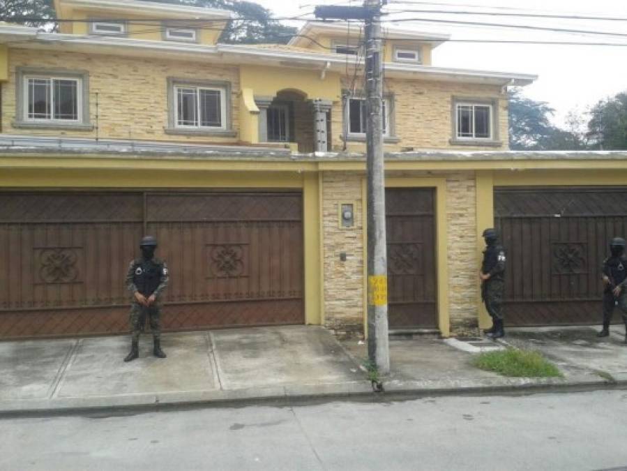 Casa allanada en residencial El Pedregal, San Pedro Sual.