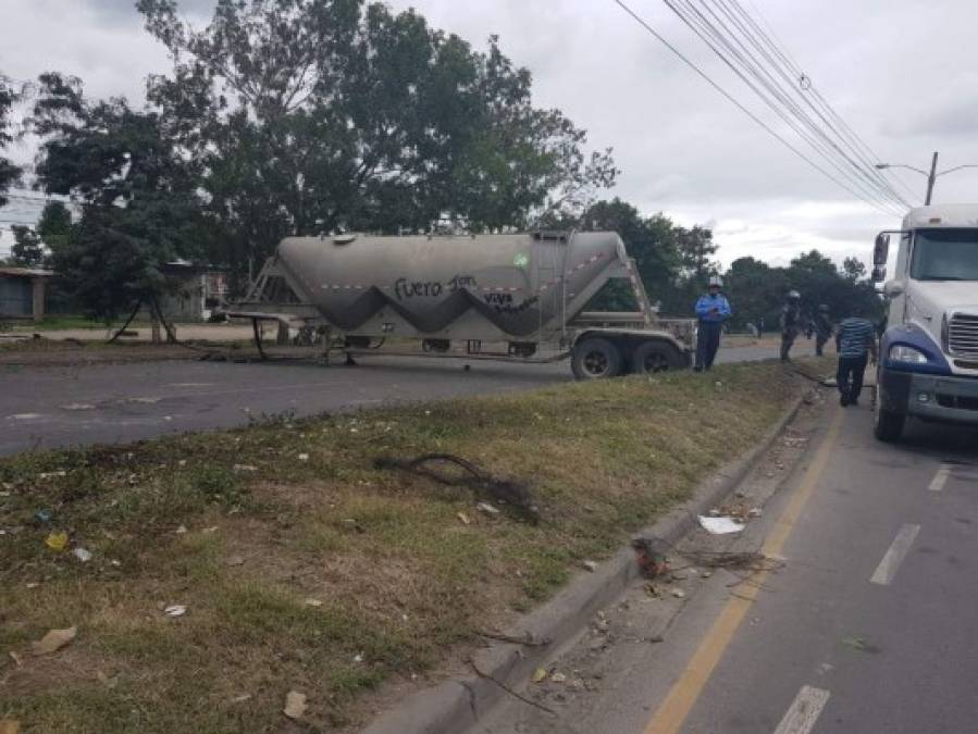 Carretera CA-5 en el kilómetro 71.