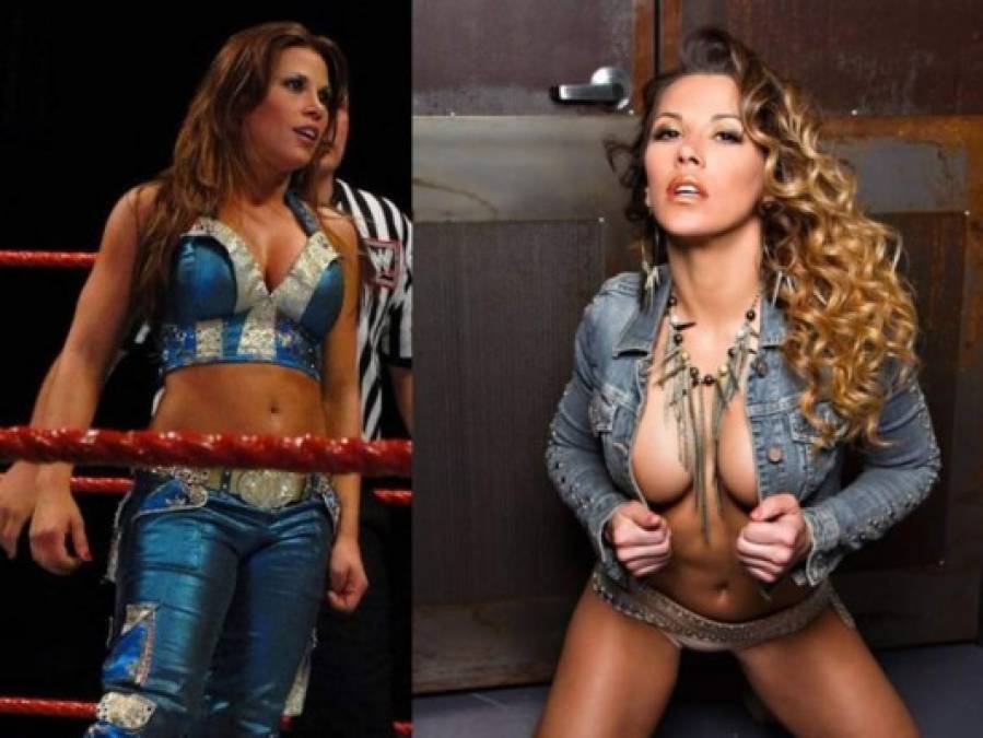 La luchadora Mickie James protagonizó sesiones de fotos porno antes de llegar a ser luchadora.