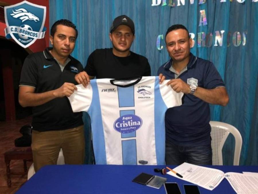 El Club Deportivo Broncos de Choluteca anució la llegada del jugador Pedro García, llega procedente de Las Delicias FC.
