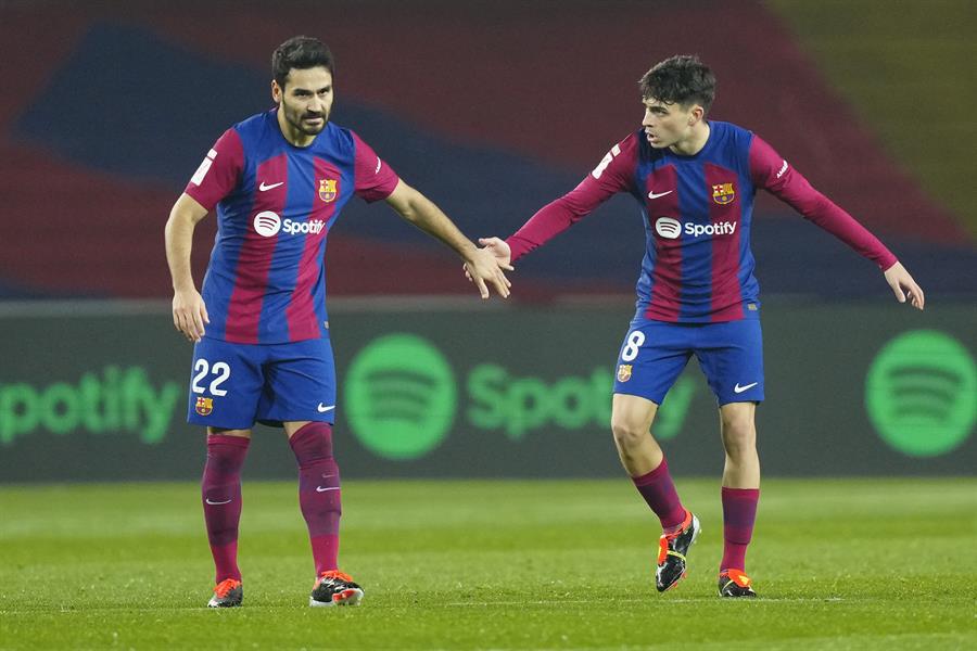 Gundogan y Pedri anotaron los goles del empate del Barcelona ante Villarreal.