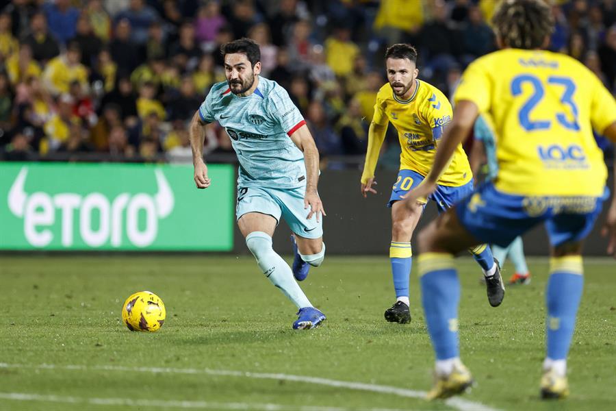 Gundogan se encargó de anotar el segundo tanto del Barcelona ante UD Palmas en La Liga.