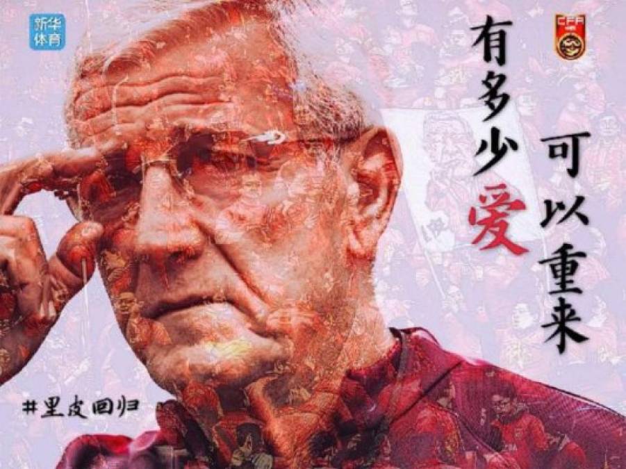 Marcelo Lippi vuelve a ser el seleccionador de China. El entrenador italiano de 71 años regresa a hacerse cargo de la selección nacional china. Firma por un año de contrato que puede ser prorrogable en función de los resultados.