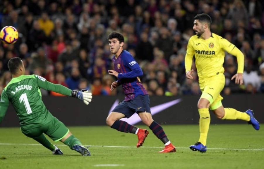 Así anotó Carles Aleñá su primer gol de esta Liga Española.