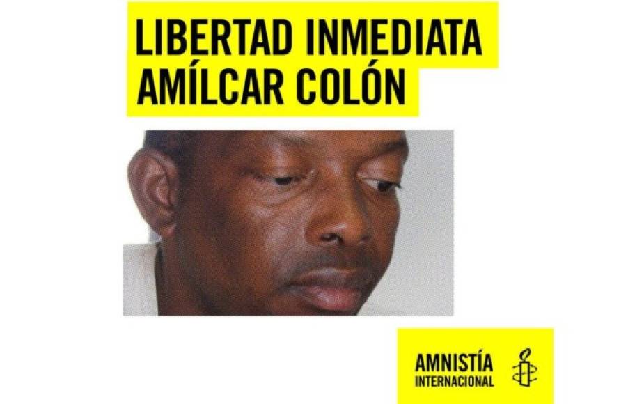 Amnistía Internacional para liberar a Amílcar Colón.