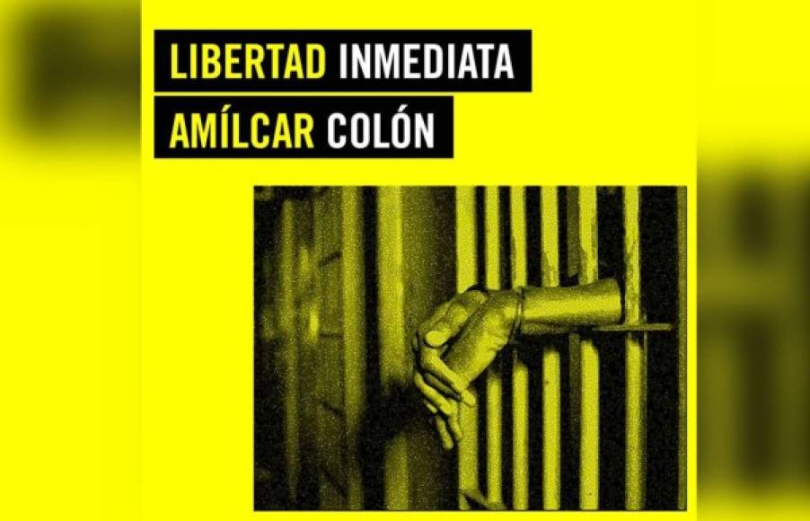 Campaña de la Amnistía Internacional para la libertad de Amílcar Colón.