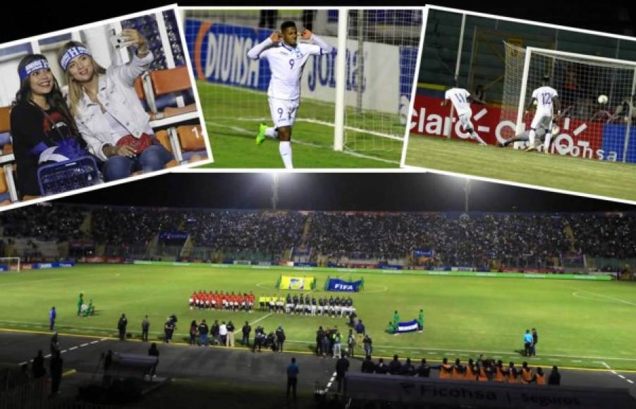 Las mejores imágenes del partido amistoso que le ganó Honduras (1-0) a Panamá en el estadio Nacional.