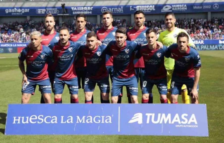 Este fue el 11 titular del Huesca ante Barcelona.