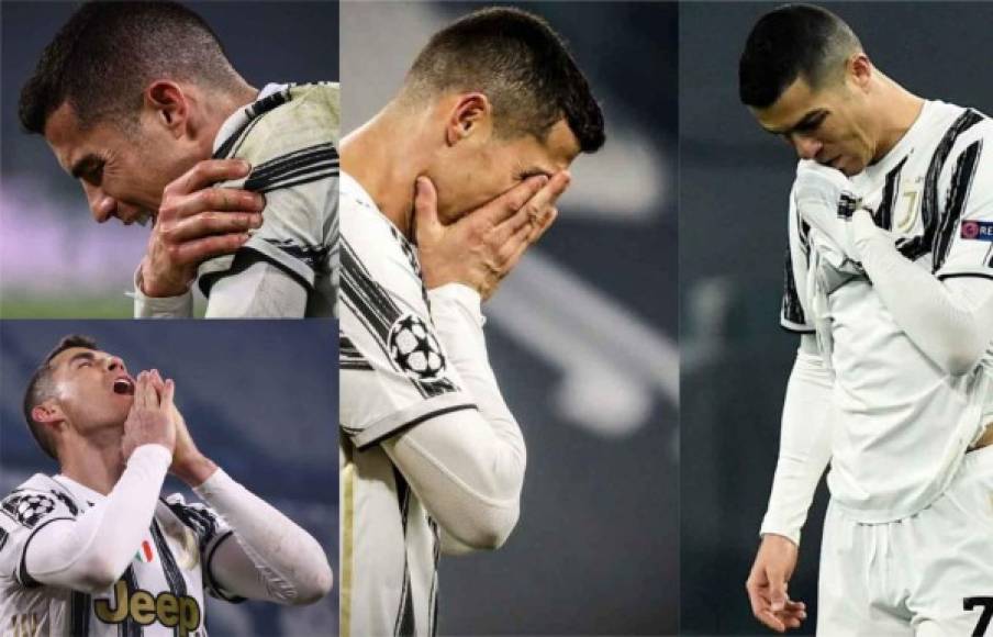 Cristiano Ronaldo no pudo evitar la eliminación de la Juventus a manos del Porto en la Champions. El astro luso estuvo alterado y salió frustrado tras decirle adiós a la competición. Fotos AFP.