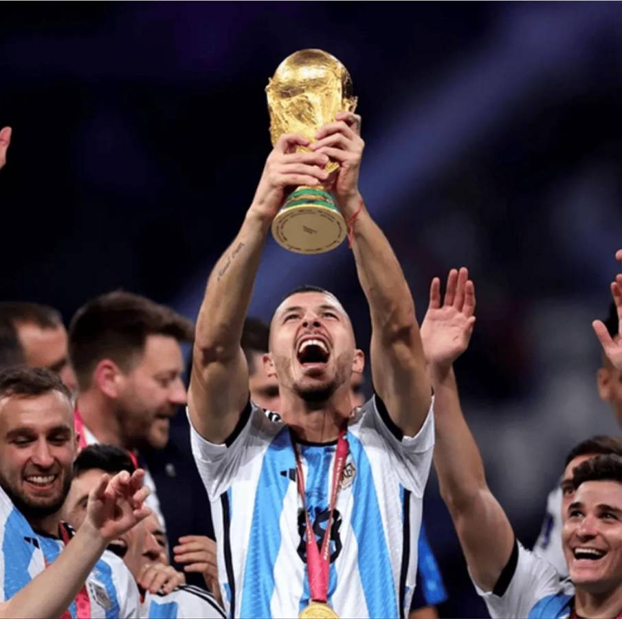 Guido loró salir campeón con la Selección Argentina en Qatar 2022.