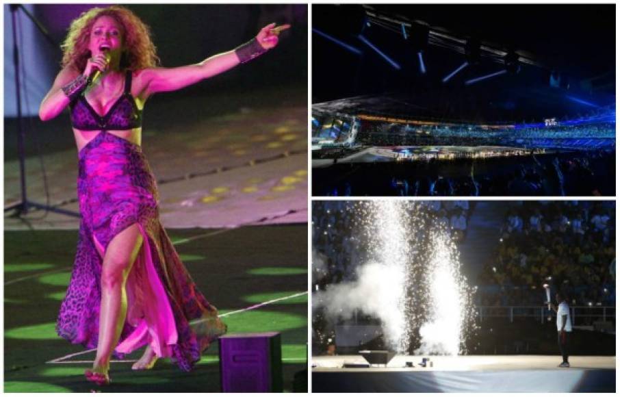 La cantante colombiana Shakira puso a bailar este jueves a los miles de asistentes a la inauguración de los Juegos Centroamericanos y del Caribe de Barranquilla. Antes del concierto, la artista dejó una confesión sobre su estado de salud. Mira las imágenes más curiosas de los actos de apertura. FOTOS EFE Y AFP.