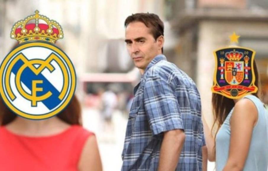 ¡A 48 horas del debut en el Mundial! La fulminante destitución el miércoles del seleccionador Julen Lopetegui luego de que éste anunciara haber firmado con el Real Madrid, hundió en el estupor a España. Los memes no se han hecho esperar y en redes sociales han estallado las burlas.