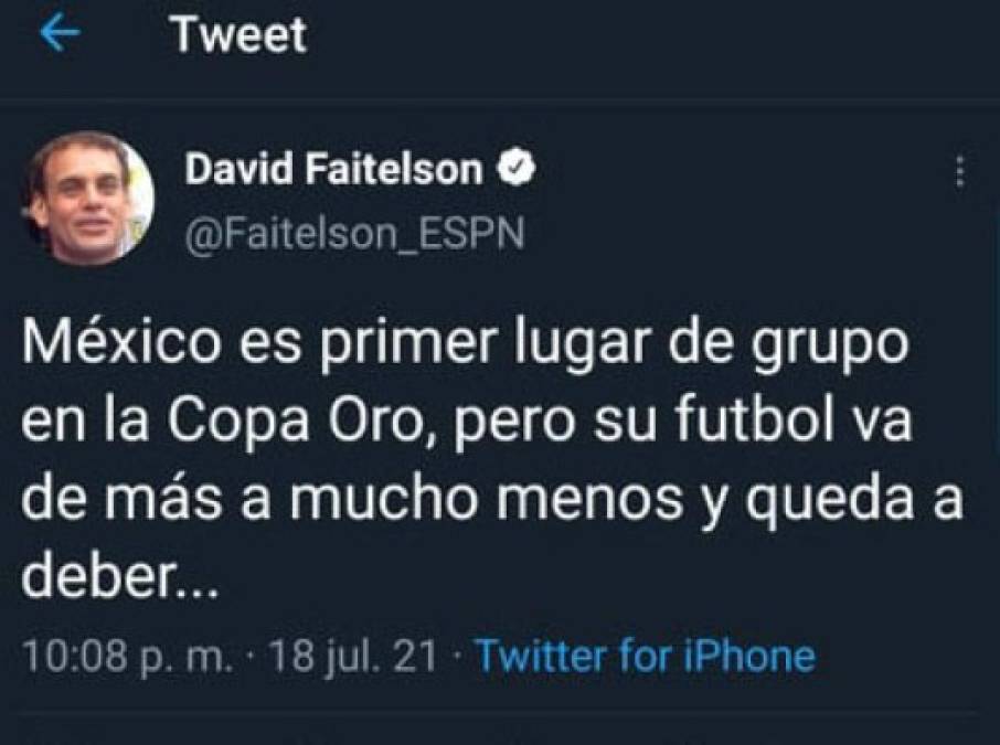 Tiempo después, el periodista deportivo se lanzó contra el rendimiento del tricolor, pues según el analista siempre sufre ante estos “peculiares rivales de la zona”.<br/><br/>