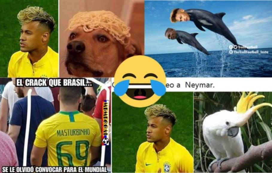 Neymar es víctima de burlas en las redes sociales por su look y el empate de Brasil ante Suiza en el Mundial de Rusia 2018. Mira los mejores memes.