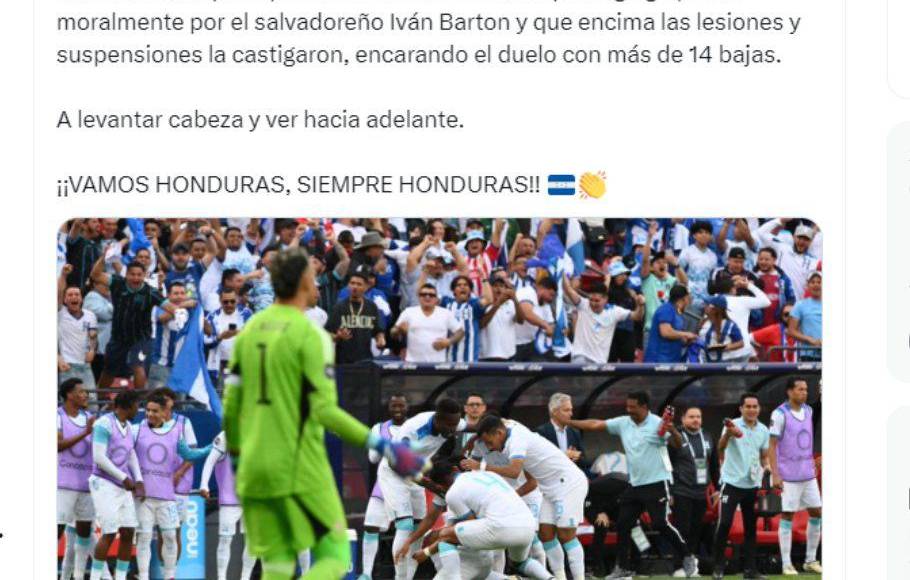 La prensa hondureña volvió a recordar a Iván Bartón luego de que Honduras se quedó sin clasificar a la Copa América.
