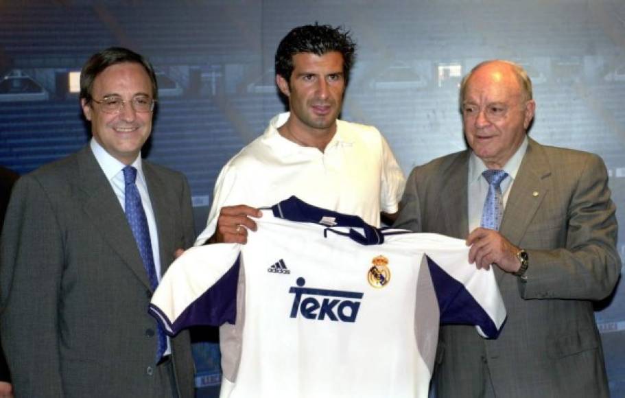 15. Luis Figo (del Barcelona al Real Madrid, 2000), 60 millones de euros.