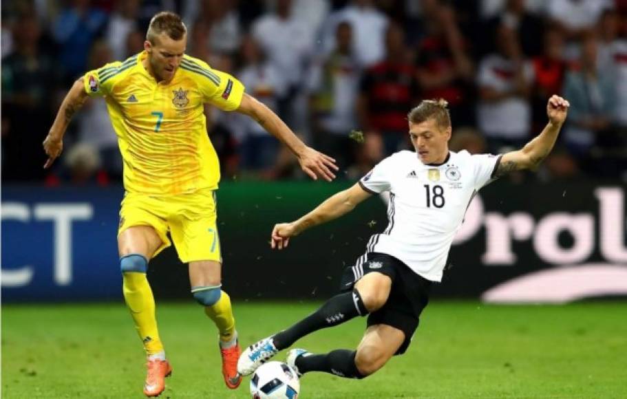 Andriy Yarmolenko (Ucrania / Borussia Dortmund). Fue fichado esta temporada por el equipo alemán y es uno de sus goleadores.