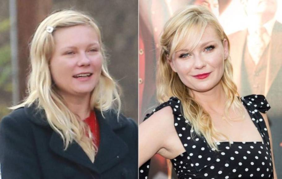 Kirsten Dunst no está en su mejor día.