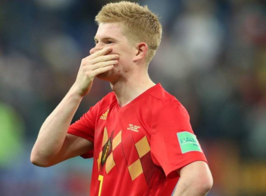 Kevin de Bruyne fue de los jugadores belgas más destacados del Mundial de Rusia.