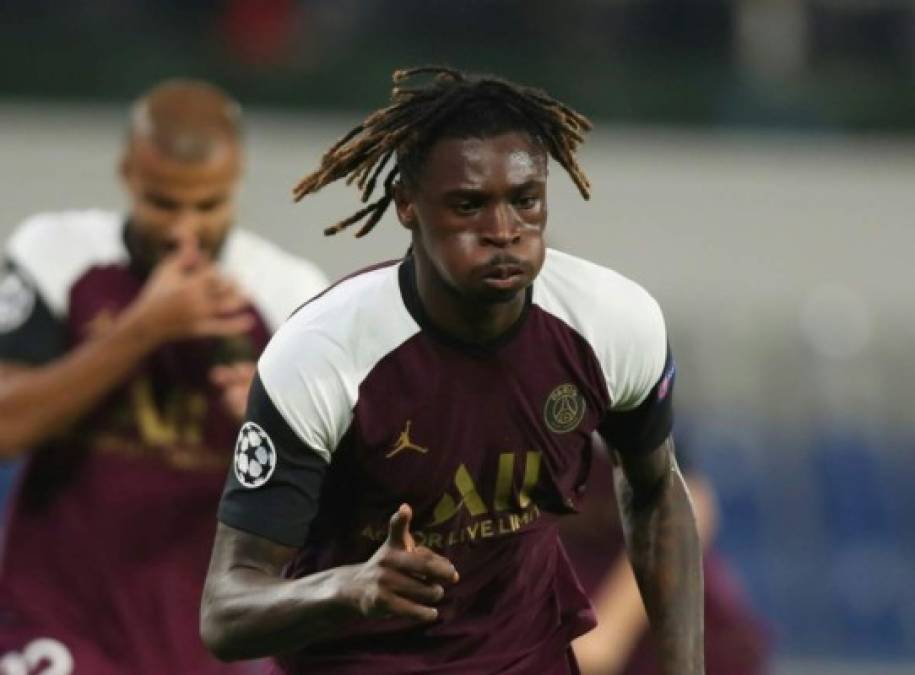 El PSG está negociando con el Everton la incorporación de Moise Kean, que estuvo cedido la temporada pasada en París y su objetivo es seguir en la capital francesa. Marcó 17 goles y dio 1 asistencia en 41 partidos con el PSG la temporada pasada.Foto AFP.