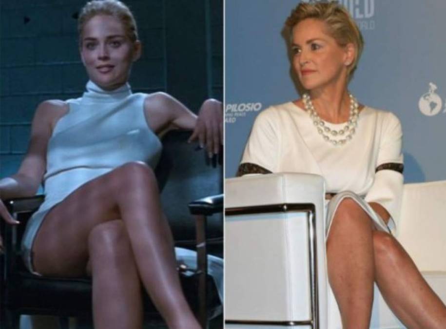 Pese a que han pasado 27 años de la foto de Sharon Stone cruzando la pierna en la película 'Bajos instintos', la actriz sigue luciendo radiante.