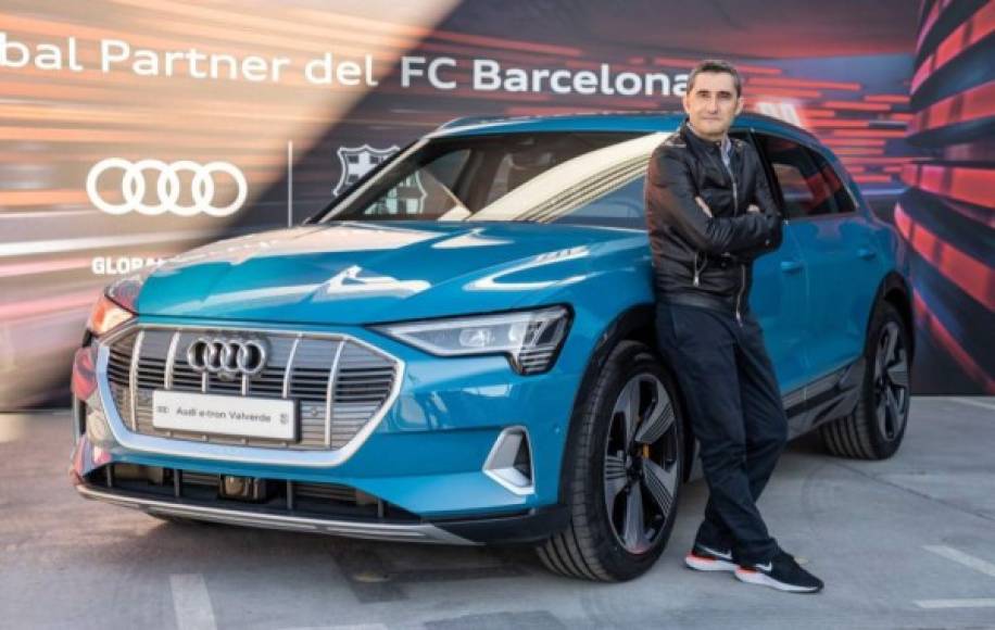 Ernesto Valverde: El entrenador ha sorprendido al escoger un Audi e-tron quattro, el primer modelo 100% eléctrico de la marca que ya está a la venta en España.