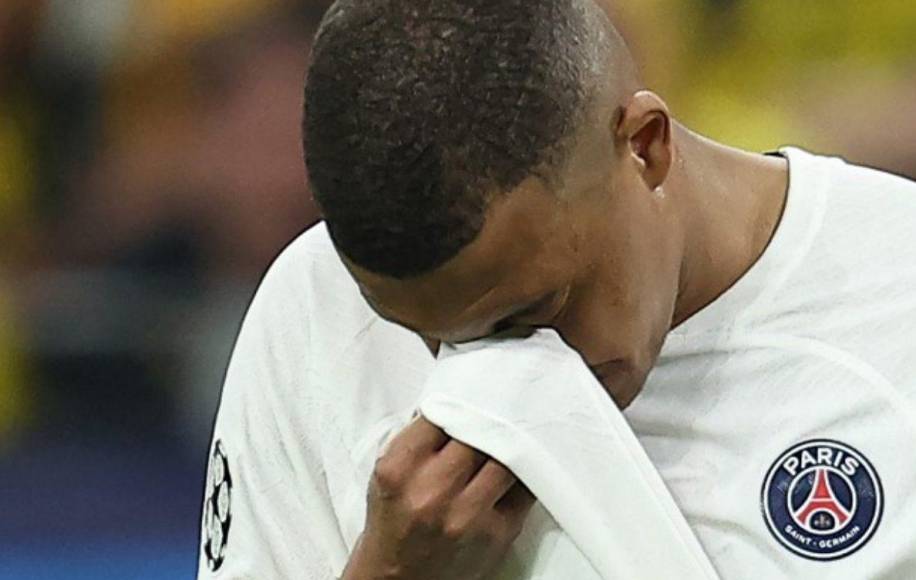 Mbappé mostró su frustración ya que no le salieron las cosas en la semifinal de ida.