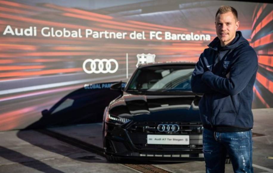 Ter Stegen: El portero se decantó por un A7 Sportback.