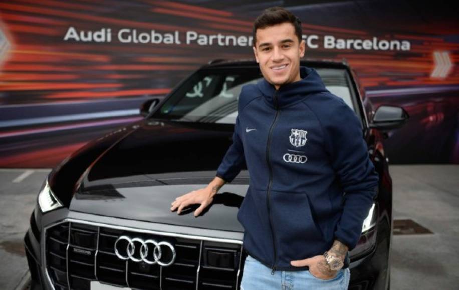 Coutinho: El brasileño escogió un Q8 50 TDI quattro tiptronic.