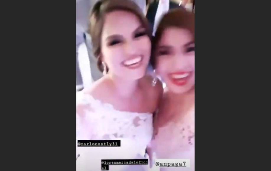 La presentadora de 'Las mañanas del 5' Laura Meza compartió varias imágenes junto a la feliz novia.