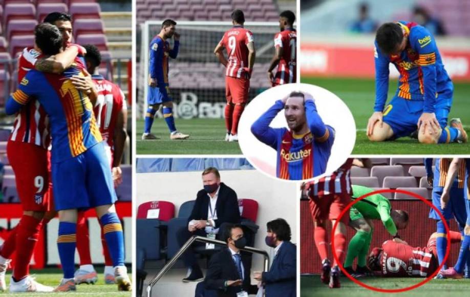 Las imágenes que dejó el empate a cero que protagonizaron Barcelona y Atlético de Madrid en el Camp Nou, con el reencuentro de dos grandes amigos: Lionel Messi y Luis Suárez. Fotos EFE/AFP