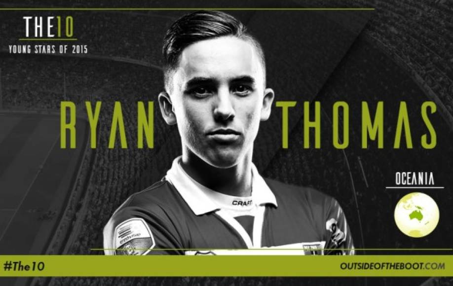 7. Ryan Thomas es un futbolista neozelandés que juega como mediocampista o delantero en el PEC Zwolle de la Eredivisie neerlandesa.