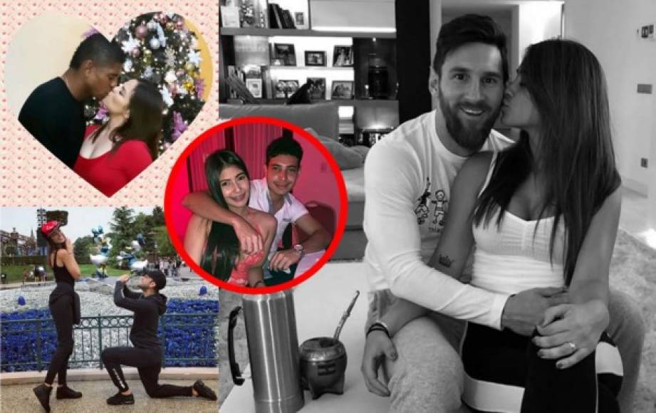 Futbolistas hondureños y cracks famosos compartieron en sus redes sociales como han pasado el día de San Valentín con sus novias o esposas.