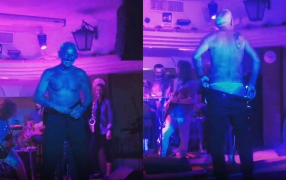 Uno de los momentos curiosos de la noche fue el baile que recibió la cumpleañera de parte de un sexagenario que se movió al estilo de 'Magic Mike' en la tarima.<br/>