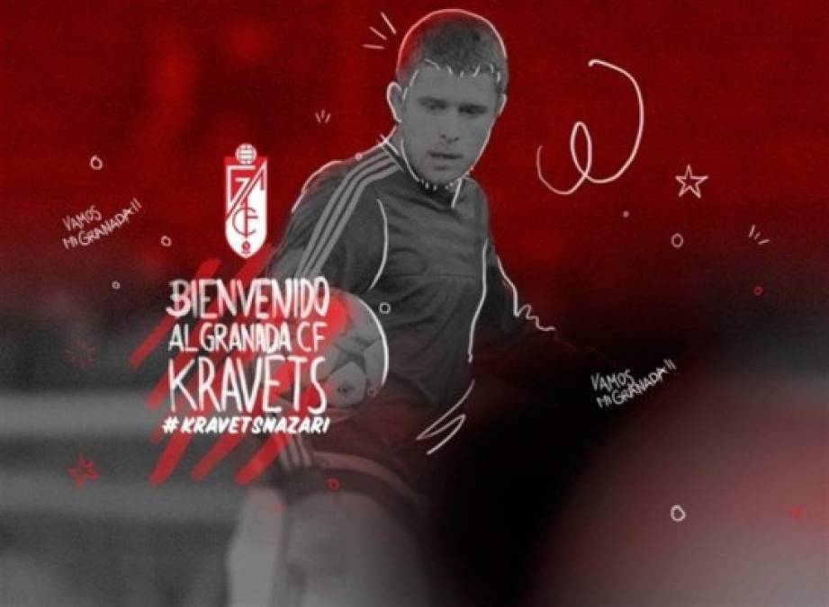 El delantero ucraniano Artem Kravets ha recalado en el Granada CF después de concretar su segunda cesión consecutiva del Dinamo de Kiev, club al que pertenece desde sus inicios.