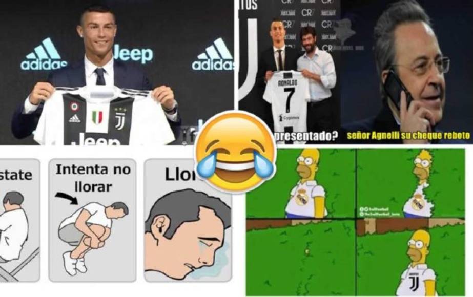 Los divertidos memes que nos dejó la presentación de Cristiano Ronaldo con la Juventus. Muchas burlas al Real Madrid.