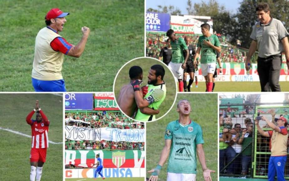 Las imágenes que dejó el partido en el estadio Yankel Rosenthal, donde Olimpia ganó (1-2) al Marathón por la jornada 10 del Torneo Clausura 2020. Fotos Neptalí Romero y Melvin Cubas