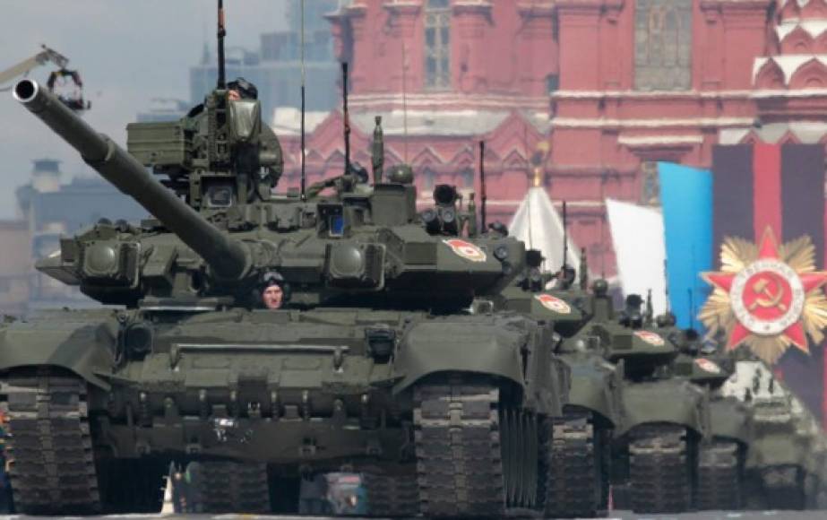 2. Rusia dispone de las Fuerzas Terrestres más fuertes, gracias a un mayor número de tanques, 15.398.