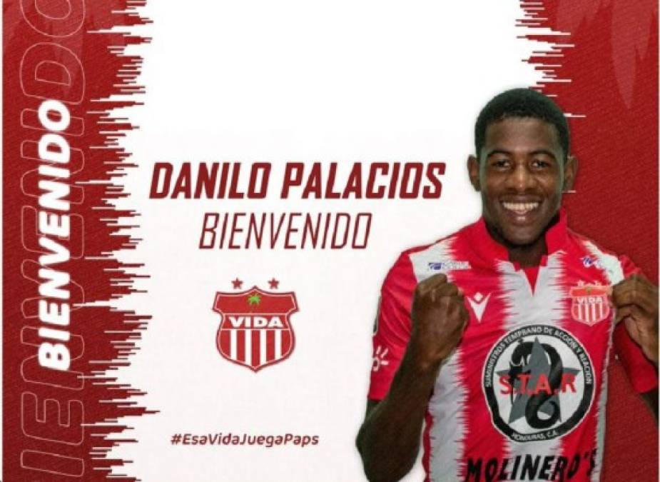El Motagua ha cedido al joven defensa Danilo Palacios al Vida. Este futbolista de 19 años debutó en la Liga Nacional con el Ciclón Azul en el campeonato pasado.