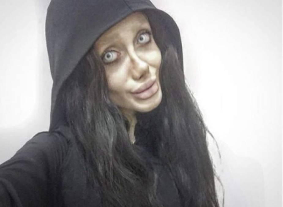 Tabar fue bautizada como la 'Angelina Jolie zombie' y medios de comunicación de todo el mundo reprodujeron las imágenes de su cuenta de Instagram, donde cuenta con más de 70 mil seguidores.