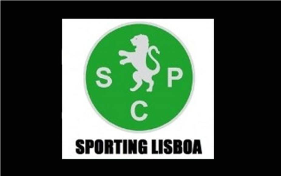 El primer escudo del Sporting de Lisboa, fundado el 1 de julio de 1906.
