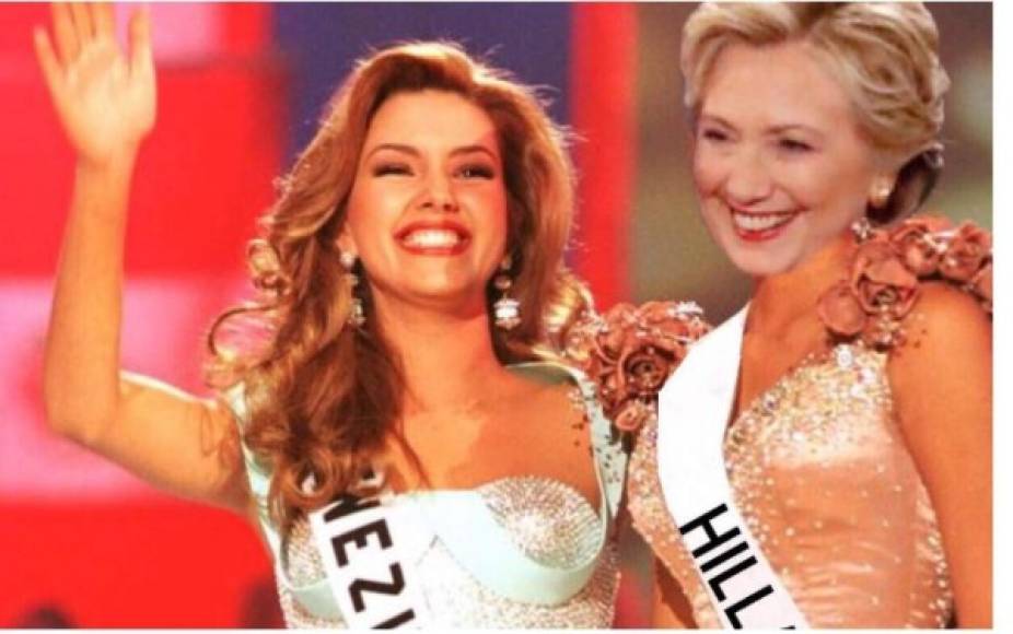 La exMiss Universo venezolana, Alicia Machado, se convirtió en la protagonista inesperada de la noche al ser mencionada por Hillary Clinton en un ataque directo contra Trump por su racismo y misoginia al llamarla 'miss cerdita' cuando subió de peso en 1998.