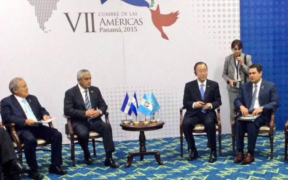 El Secretario General de las Naciones Unidas, Ban Ki-moon, sostuvo un encuentro con los mandatarios de Centroamérica.