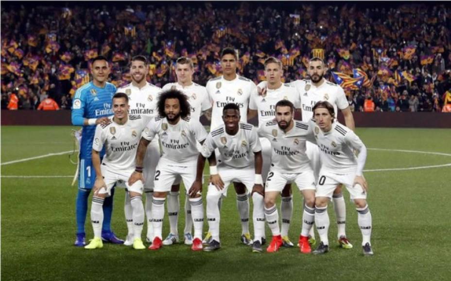 La puntuación de los jugadores del Real Madrid en el partido de ida de semifinales de Copa del Rey contra el Barcelona en el Camp Nou.