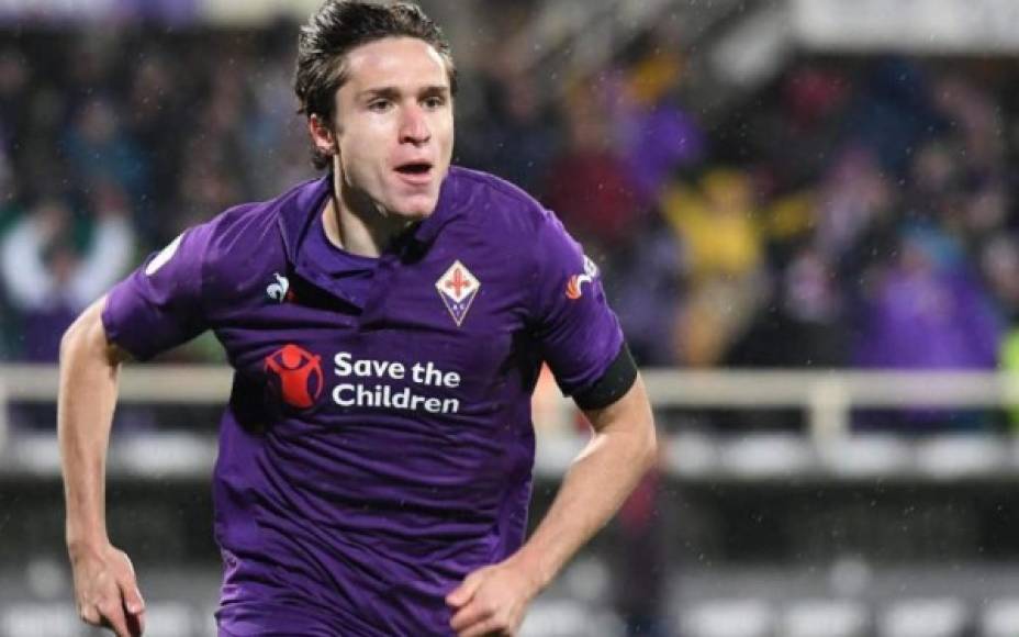 Federico Chiesa: El italiano de 21 años de edad destaca en la Fiorentina, es otro de los que según la prensa de Italia ha pedido Cristiano Ronaldo en la Juventus.