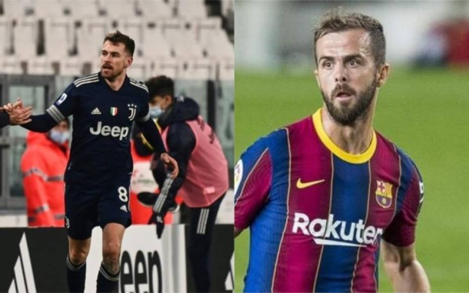 Juventus y el Barcelona han abierto una nueva vía para que Miralem Pjanic regrese al conjunto turinés después de un año en donde el volante no la pasó bien en el cuadro culé. Según publica La Gazzetta dello Sport, el equipo italiano ha ofrecido en intercambio al Barça al galés Aarin Ramsey por Pjanic. Fotos AFP.