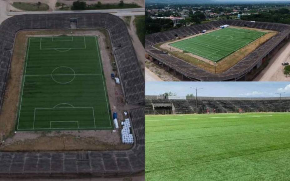 El Estadio Roberto Suazo Córdoba de la ciudad de La Paz ha sido transformado y hoy hermoso. En este recinto deportivo deportivo ya analizan disputar partidos de la Liga Nacional de Honduras.