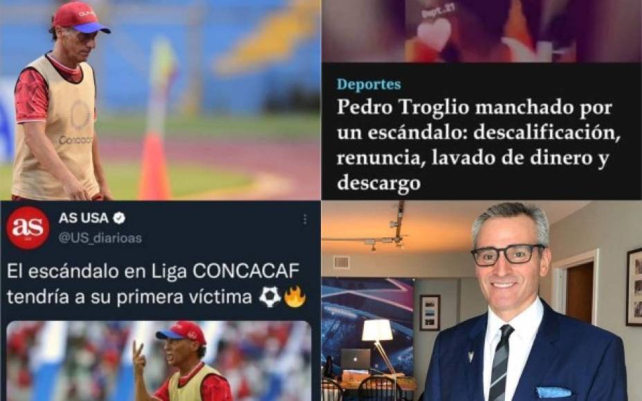Tras la expulsión del Olimpia de la Liga Concacaf, Pedro Troglio sorprendió al anunciar la decisión de hacerse a un costado del club olimpista y la prensa internacional dio su punto de vista sobre lo decidido por el DT argentino.