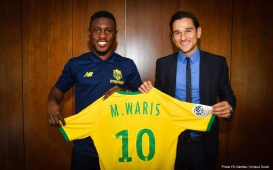 El Nantes ha obtenido la cesión con opción de compra al jugador ghanés Majeed Waris. El jugador es propiedad del Oporto.