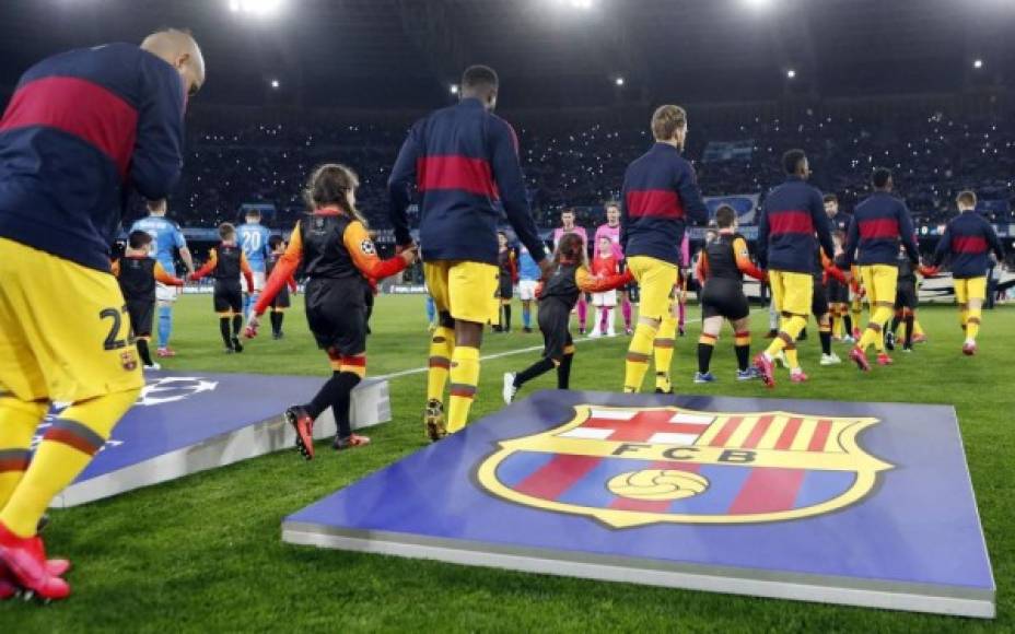 Al Barça le salió muy caro el empate (1-1) en el San Paolo y para la vuelta el 18 de marzo en el Camp Nou no podrá contar con varias piezas importantes de la plantilla.
